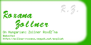 roxana zollner business card